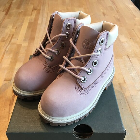 Timberland Toddler 6in PRM Pink Waterproof Boot 34892 Sz 7c - Picture 1 of 5